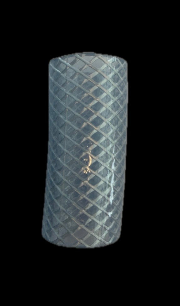 1" braided tubing (2" long)
