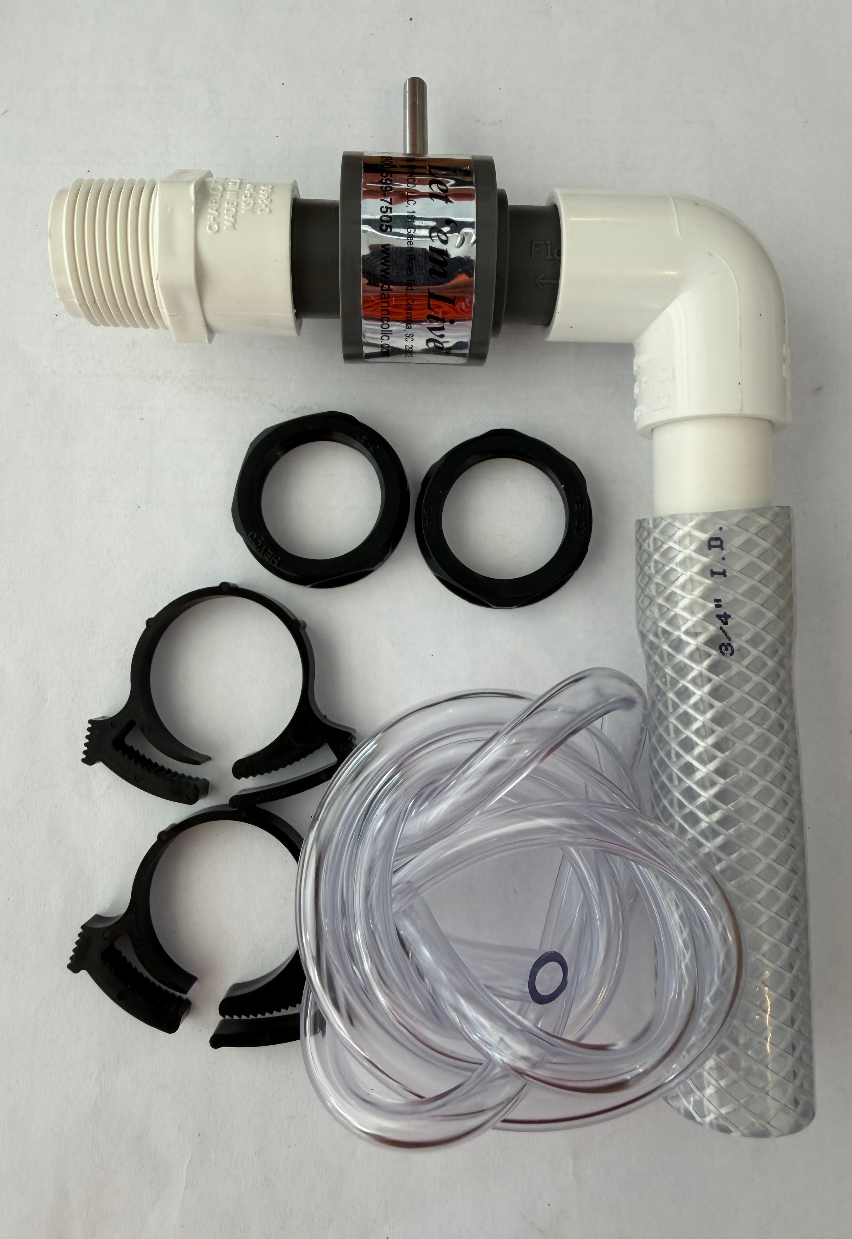 Conversion kit for all bait tanks #5 venturi