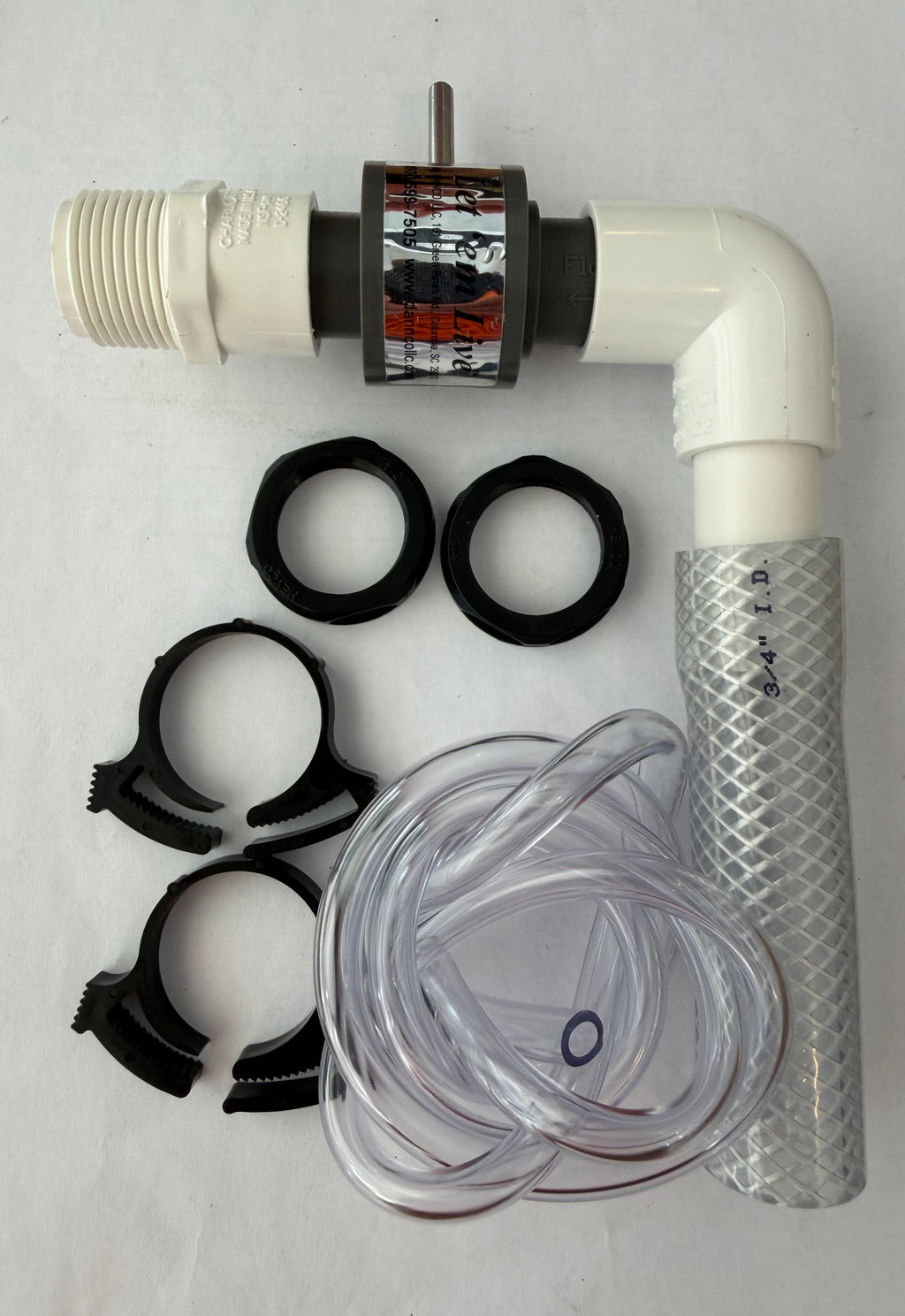 Conversion kit for all bait tanks #8 venturi